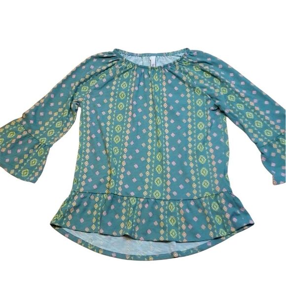 Like New! So Green Top, sz Large 10/12 - Picture 1 of 4